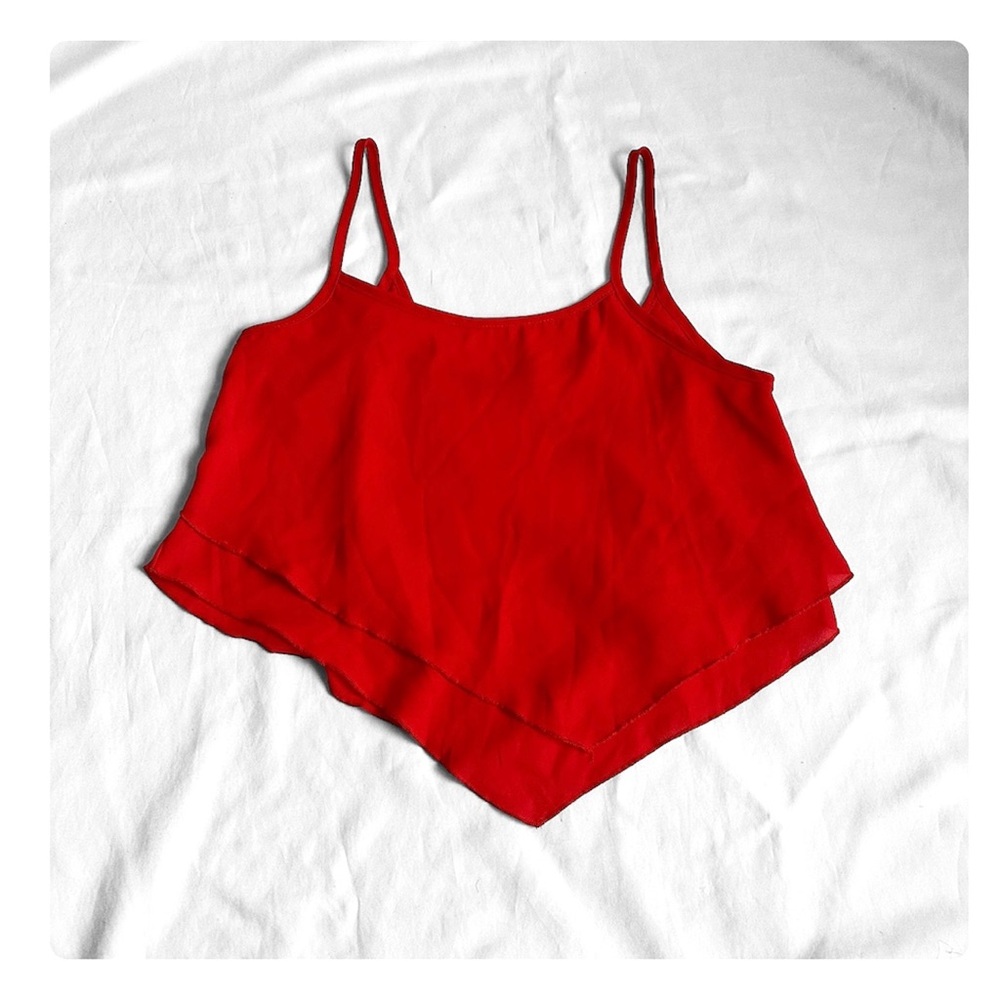 ★ Teenbell Neon Asymmetric Flowy Top ★ - Picture 7 of 13